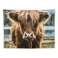 thumbnail image 5 of Autua Cow Tapestry Wall Hanging Unique Style Graphic Tapestries for Home Wall Decor Art Living Room Bedroom Dorm - 4 Sizes Available 40x60inch, 5 of 6