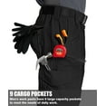 thumbnail image 5 of Lavenicole Work Pants for Men Stretch Cargo Pants Water Resistant Outdoors Trousers with 9 Pockets( No Belt ), 5 of 7