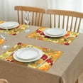 thumbnail image 5 of Ensemble de 4 Sets de Table Feuilles d'Érable d'Automne pour l'Action de Grâce Récolte Automne Antidérapants 12 X 18 Pouces Modes de Vacances Sets de Table pour Cuisine, 5 of 5