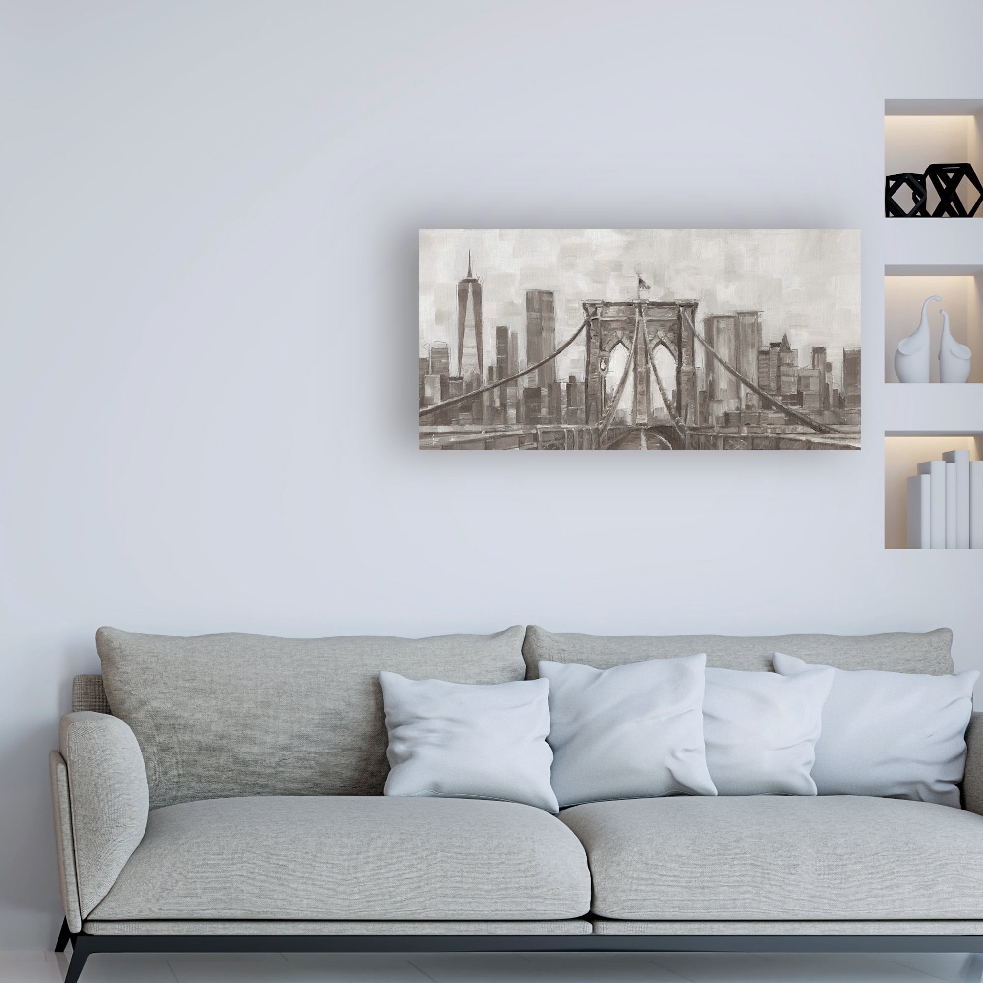 Trademark Fine Art 'New York Panoramic' Canvas Art by Ethan Harper