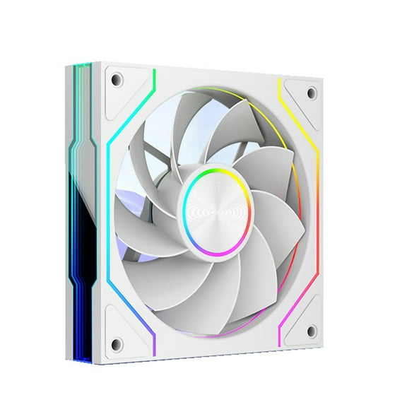 ARGB Infinitys Mirroring 120mm Computer Case Fan, High Performances Cooling PWM Adjustable Speed 600 1800RPM