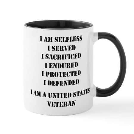 

CafePress - I Am A United States Veteran - 11 oz Ceramic Mug - Novelty Coffee Tea Cup