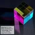 thumbnail image 4 of Cubo de color de 5 cm (2 pulgadas) de cristal K9, cubo especial RGB multicolor, juguete decorativo para escritorio, cubo que cambia de luz, ideal para regalo o como herramienta de enseñanza óptica., 4 of 6