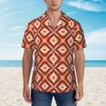 thumbnail image 4 of Daiia 70s Retro Style Hawaiian Shirt for Men Gentle Cotton Regular Short Sleeve Casual-3X-Large, 4 of 9