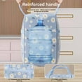 thumbnail image 6 of Carry On Water-Resistant Multi-function Duffel bag Collapsible Hand luggage bags for travel Large Lightweight, Storage Bags with Reinforced Handle ( Light blue chrysanthemum), 6 of 6