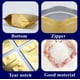 thumbnail image 4 of 100 Uds. Bolsa de embalaje Ziplock de papel de aluminio mate de pie bolsas gruesas de regalo para café, Chocolate, merienda, té, dulces, azúcar, Benas Beaf, 4 of 5