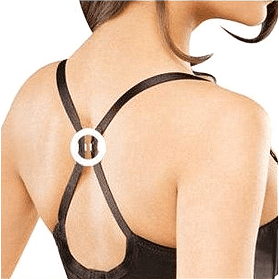 Peralng - Peralng Bra Strap Clips, 12 Bra Clips and Bra Straps Holder Women’s Beige For Full Cup
