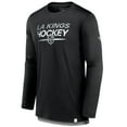 thumbnail image 2 of Men's Fanatics Black Los Angeles Kings Authentic Pro Tech Long Sleeve T-Shirt, 2 of 3