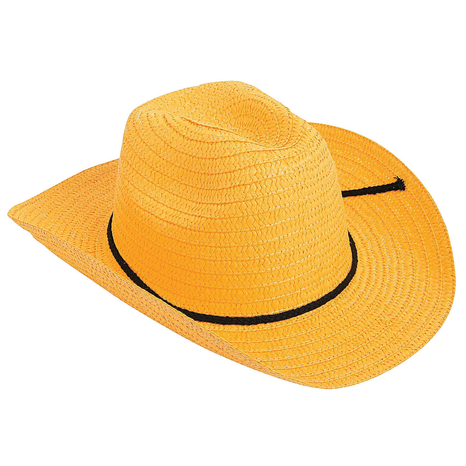 Cowboy Hat Adult Yellow 1Pc Apparel Accessories 1 Piece