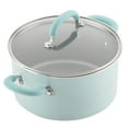 thumbnail image 2 of Rachael Ray 13 Pc Create Delicious Aluminum Nonstick Cookware Set, Light Blue Shimmer, 2 of 12