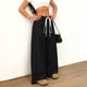 thumbnail image 5 of Pincandy Women's Solid Color Faux Suede Elastic Waist Wide Leg Pants - High Stretch Casual Loose Fit with Pockets, Perfect for Daily Wear & Weekend Getaways, 5 of 7