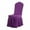Purple, variant on Dining Room Chair Covers,Stretch Solid Chair Slipcovers ,High Stretch Chair Covers for Dining Chairs, Elastic Dining Table Chair Cover,Half Round Chair Cover Cushion Backrest One Universals Chair