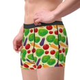 thumbnail image 3 of Rateoe Vegetable Mens Boxer Briefs Poly Spandex Performance Boxer Briefs Underwear Hem Boxer Briefs - X-Large, 3 of 8