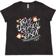 thumbnail image 3 of Inktastic Jesus is the Reason for the Season Christmas Bells and Stars Women's Plus Size T-Shirt, 3 of 5