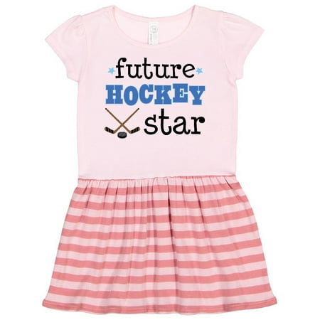 

Inktastic Future Hockey Star sports Gift Toddler Girl Dress