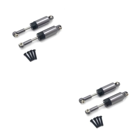 Vogacara Amortiguador hidráulico para coche de control remoto, 2 piezas, reparación de amortiguador lleno de aceite para vehículo, accesorios Type2 NO2