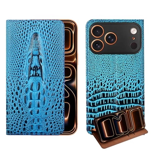 Case For IPhone 17 Pro Max/17 Pro/17 Air/17, Genuine Leather Shell With Card Insertion Anti-Fall Holder Cover