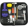 thumbnail image 1 of HAHADAXA Ensemble d'Outils de Réparation de Montre 147 Pcs, Ensemble d'Outils Professionnel pour Barre à Ressort, Ensemble d'Outils pour Goupille de Maillon de Bracelet de Montre avec Étui de Transport, 1 of 7