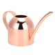 thumbnail image 1 of Regadera de acero inoxidable de 500 ml con acabado en oro rosa, ideal para plantas de interior y exterior, boca larga, 1 of 8