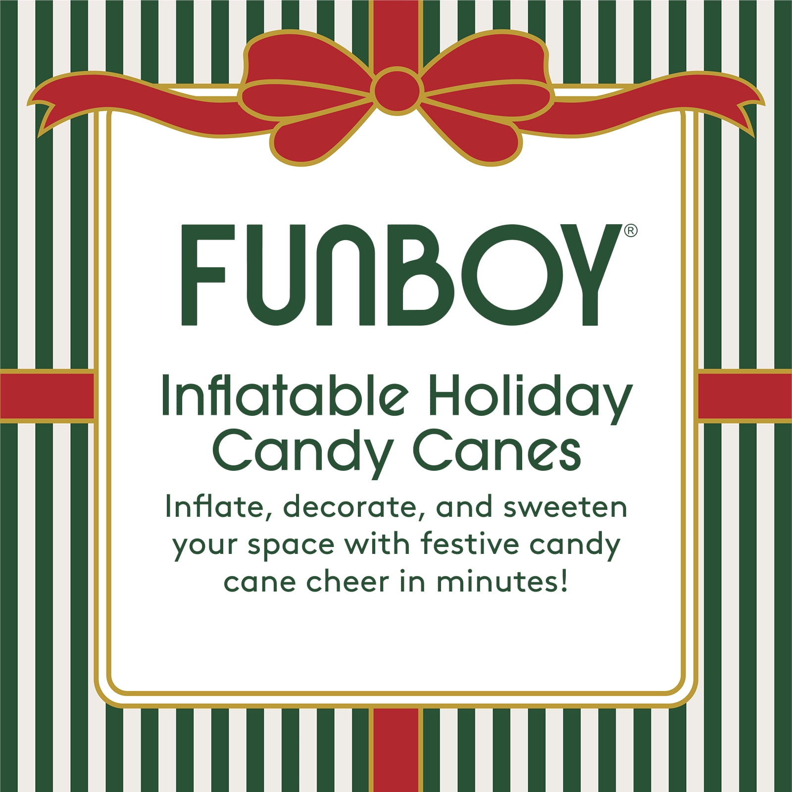 FUNBOY Inflatable Holiday Candy Canes