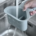 thumbnail image 3 of 1 Piece Drain Kitchen Dish Rack Sponge Holder, Hanging Basket for Storing Sponges and Spatulas for Kitchen Sinks, 3 of 5
