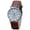 CG13_Brown with White Face, variant on Resicozy Watches for Men with Leather Strap Dress Watch Quartz Wrist Watches Business Casual Watches Gifts Brown with White Face