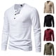thumbnail image 4 of Mens Slim Fit Casual Shirt Long Sleeves Breathable Outdoor T Shirts Top Sport, 4 of 8