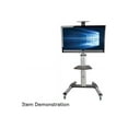 thumbnail image 5 of Tripp Lite Mobile TV Floor Stand Cart Height-Adjustable LCD 32-70" Display - Up to 70" Screen Support - 150 lb Load Capacity - 2 x Shelf(ves) - 81.5" Height x 32.6" Width x 27.6" Depth - Floor -, 5 of 6