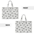thumbnail image 2 of Salouo Funny Chicken for Canvas Tote File Bag, Tote Bag With Zipper Business Briefcase Document Bag with Handle A4 File Organizer Laptop Bag for Travel & Work, 2 of 8