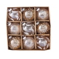 thumbnail image 1 of Bearachild Bola de decoración navideña inodora de 12 piezas, decoraciones de bolas de PET para fiestas temáticas clásicas y no tóxicas Kits de decoración para fiestas champán, 1 of 6