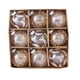thumbnail image 1 of Bewildely 12 pack/lote bola hecha de PET decoración navideña amplia aplicación para fiestas temáticas bola de árbol de Navidad no tóxica Kits de decoración para fiestas champán, 1 of 6