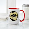 thumbnail image 4 of CafePress - MIMBRES BUTTING GOAT BOWL DESIGN Large Mug - 15 oz Ceramic Large White Novelty Mug, 4 of 4