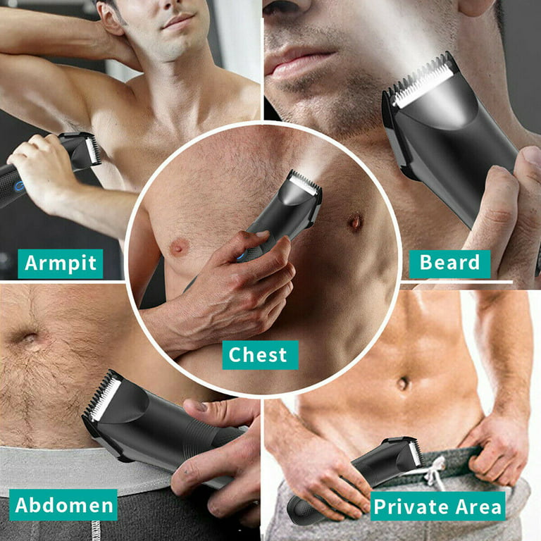 tiggeri undskylde Koncentration New Manscaping Body Hair Trimmer Usb Rechargeable Waterproof Groin Electric  Ball Body Shaver - Walmart.com