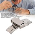 thumbnail image 1 of Silver Durable Watchband Buckle, Wear- Watch Buckle, Daily Replacement Watch Repairing Workers Watchmakers For Watch Strap, 1 of 8