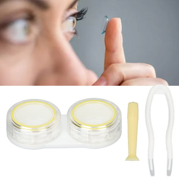 Caja para lentes de contacto caja liviana y fácil de limpiar para lentes de contacto caja de almacenamiento para pinzas para viajes ANGGREK Otros