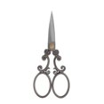 thumbnail image 2 of Vintage Stainless Steel Scissors, Classical Cutting Craft Tool for Dressmaking and Fabric Cutting, Very Useful and Practical for Fishing Line with Bright Finish Points, 2 of 7