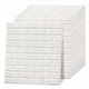 thumbnail image 1 of 3D Wallpaper Self Adhesive Waterproof Cuttable Odorless Faux Brick Wall Panel for Living Room Bedroom White 10pcs, 1 of 5