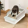 thumbnail image 6 of Xqxayjr under $5 Enclosed Cat Litter Box, Extra Large Cat Litter Box, Enclosed Privacy Litter Box with Removable Hood, High Sided Litter Pan for Odor Control, 6 of 6