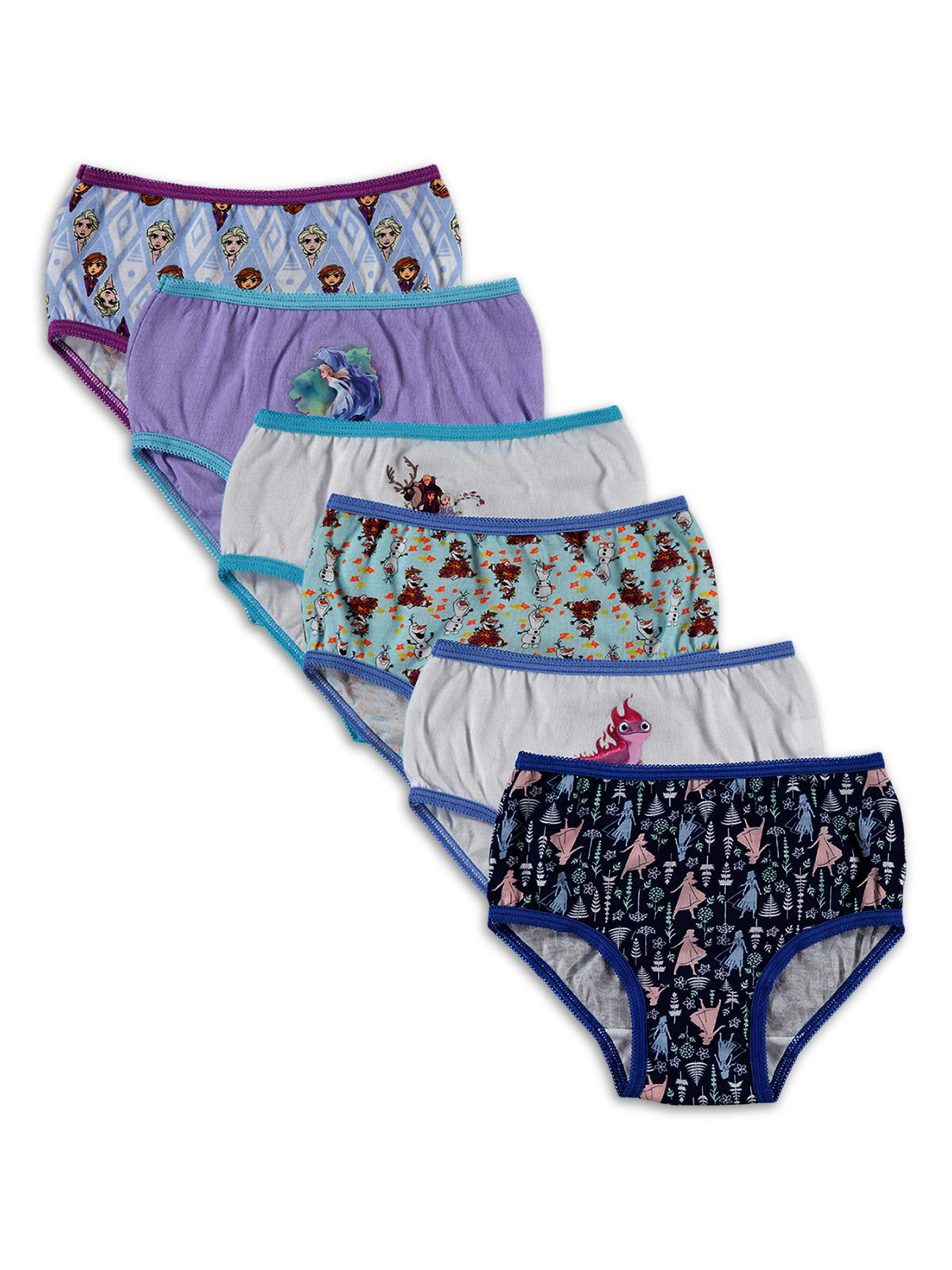 Core Pretty Kids Series Comfy Cotton Baby Underwear Little Girls Assorted Briefs Princess Panties Pack of 4