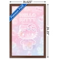 thumbnail image 3 of Hello Kitty - 50th Anniversary Wall Poster, 14.725" x 22.375" Framed, 3 of 5
