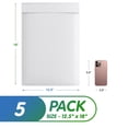 thumbnail image 2 of Pack de 5 Sobres Burbuja de Polietileno Blancos 12.5″ x 18″ Sobres Acolchados con Cierre Autoadhesivo, 2 of 8