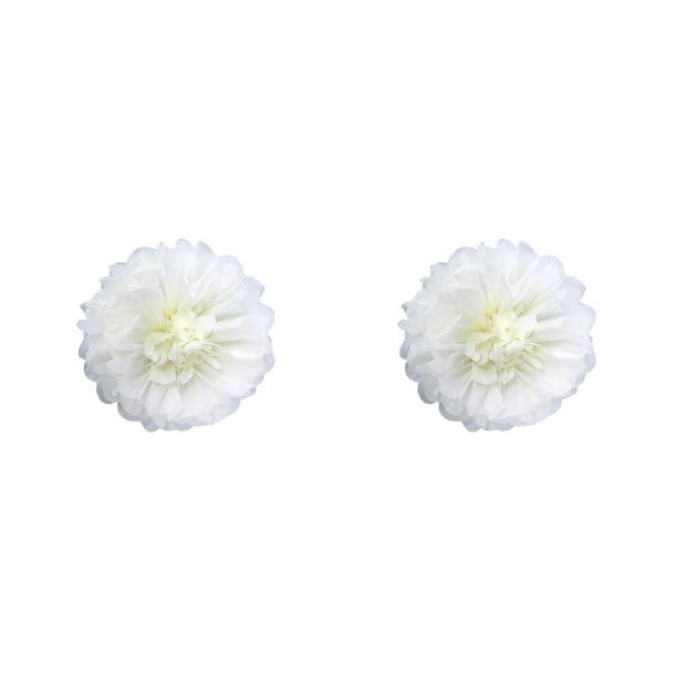 Monstrate Flores de papel Decoraciones florales para la pared Artesanía Adorno de bricolaje Telón de fondo decorativo Flores de boda Blanco leche 15 cm Blanco Leche 15cm 2piezas Monstrate CBP303994