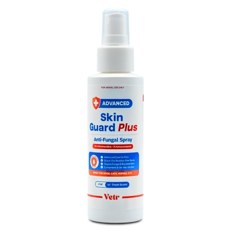Vetr Skin Guard Plus Anti-fungal Spray for Horses, Dogs & Cats, Skin & Coat Support, 4 oz