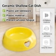 thumbnail image 3 of Cuenco de agua de plástico para gatos, alimentación de alimentos para perros, comedero para mascotas, cuenco para cachorros, 3 of 7