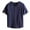 Navy, variant on lmcalzta Mens Crew Linen T Shirts Short Sleeve Casual V Neck Breathable Lounge Tshirts Tops(M-5XL)