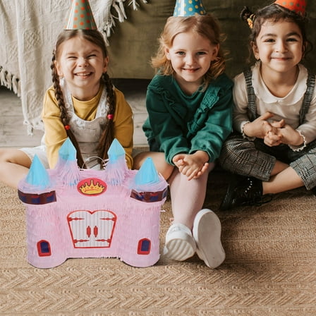LOLIPPYY Princess Castle Pinata Party Accessory Multi Color Candy Holder for Birthday and Themed Celebrations