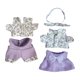 thumbnail image 5 of Mini Ropa para Muñecas perfke 6 Pulgadas Traje Accesorios Violeta, 5 of 9