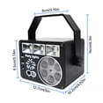 thumbnail image 4 of Laser Stage Light RGB LED Beam Laser Projector DMX Disco DJ Party Full Colors, 4 of 8