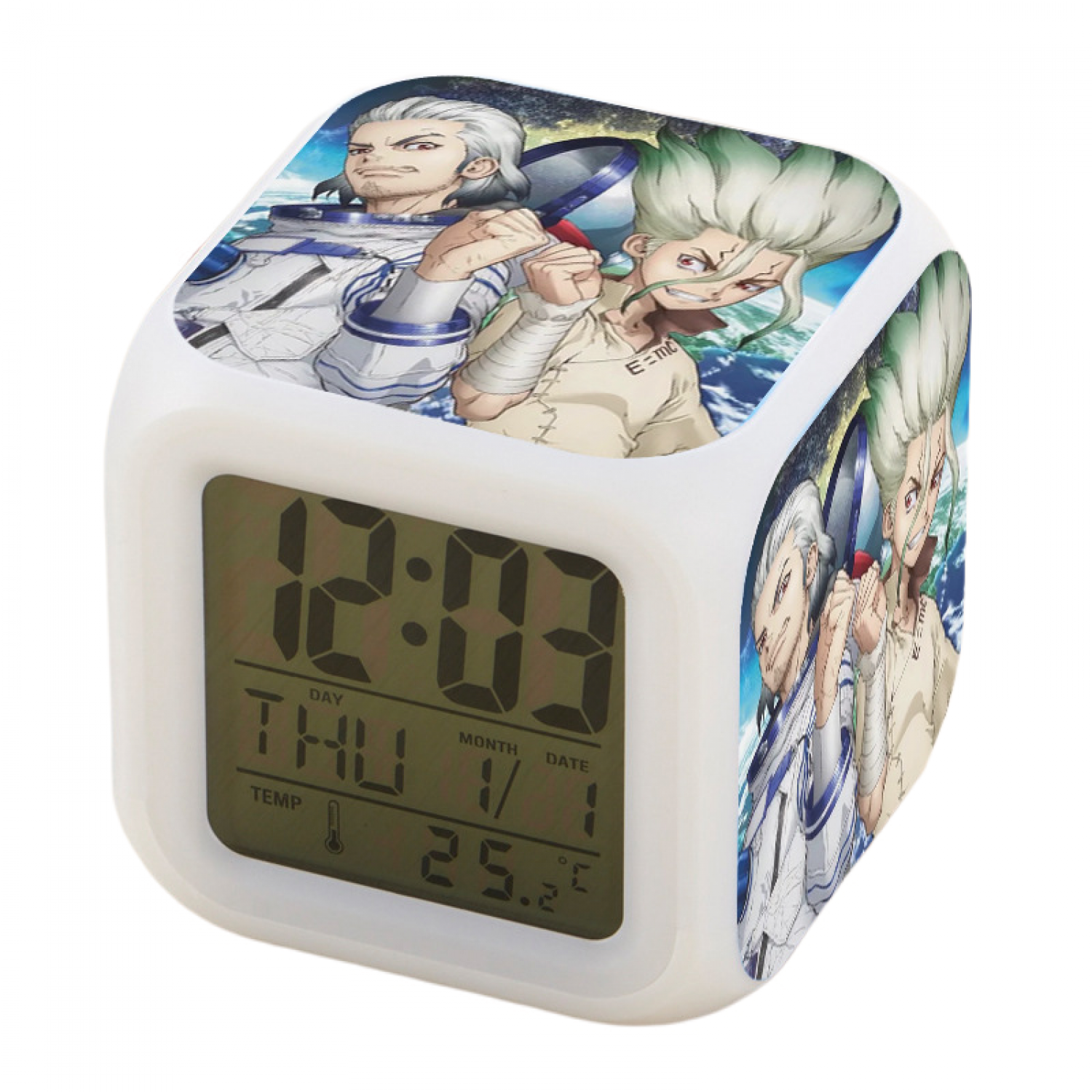 TIMPCV Alarm Clock For Kids, Digital Alarm Clock Cube Wake Up Clocks