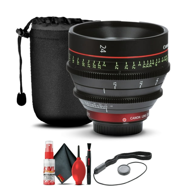 Canon CN-E 24mm T1.5 L F Objectif Cinéma Prime (Monture EF) (6569B001) + Plus (Modèle International)